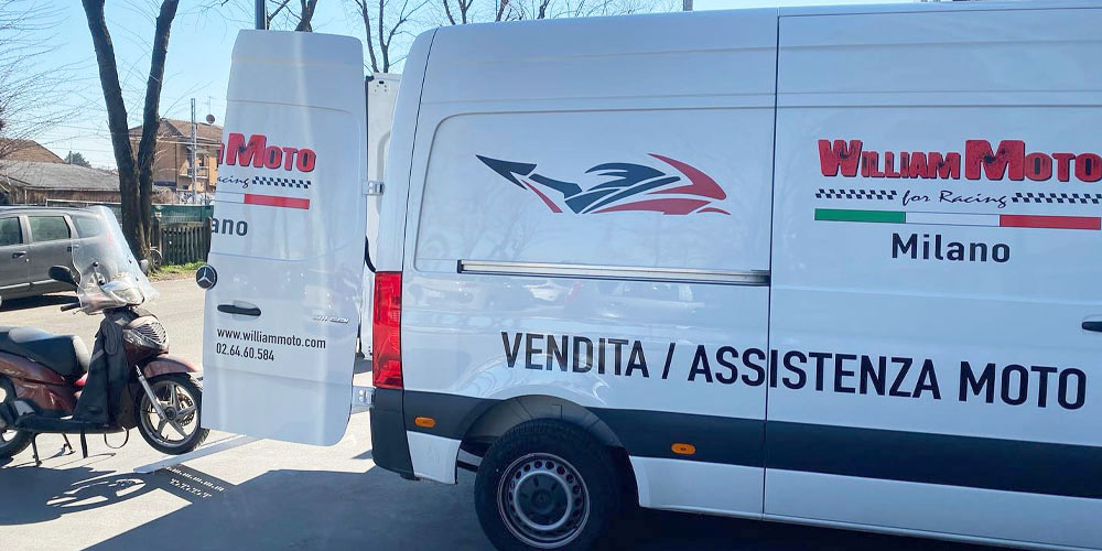 ritiro e consegna moto Milano